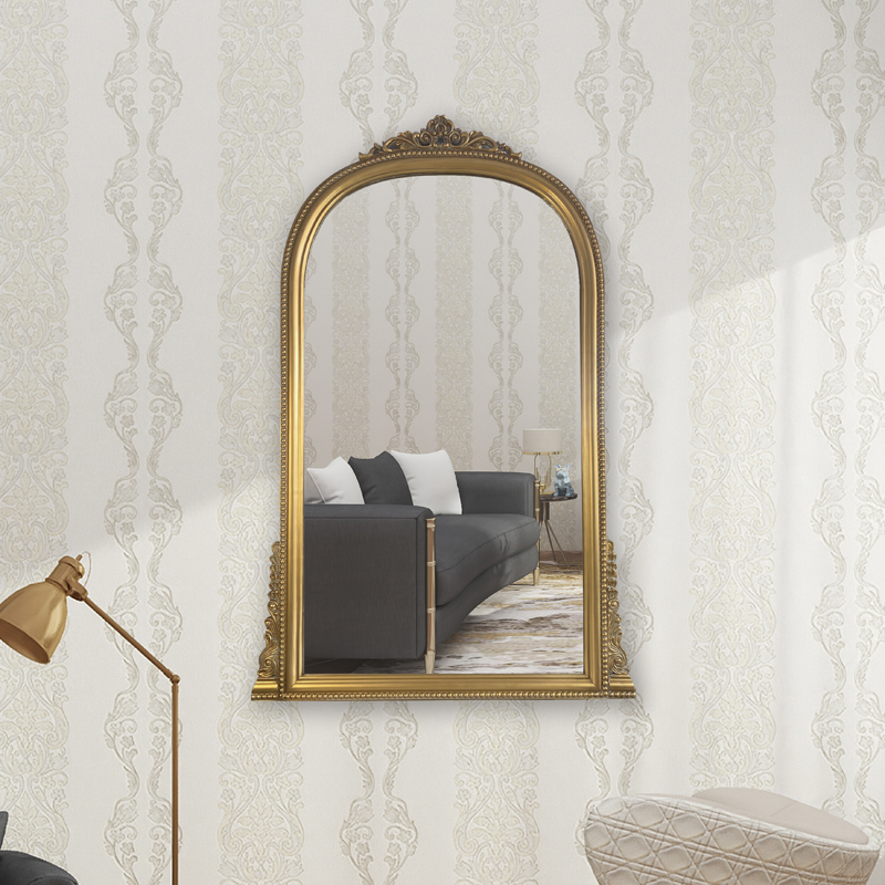 Gold Arch Wall Mirror JX4080